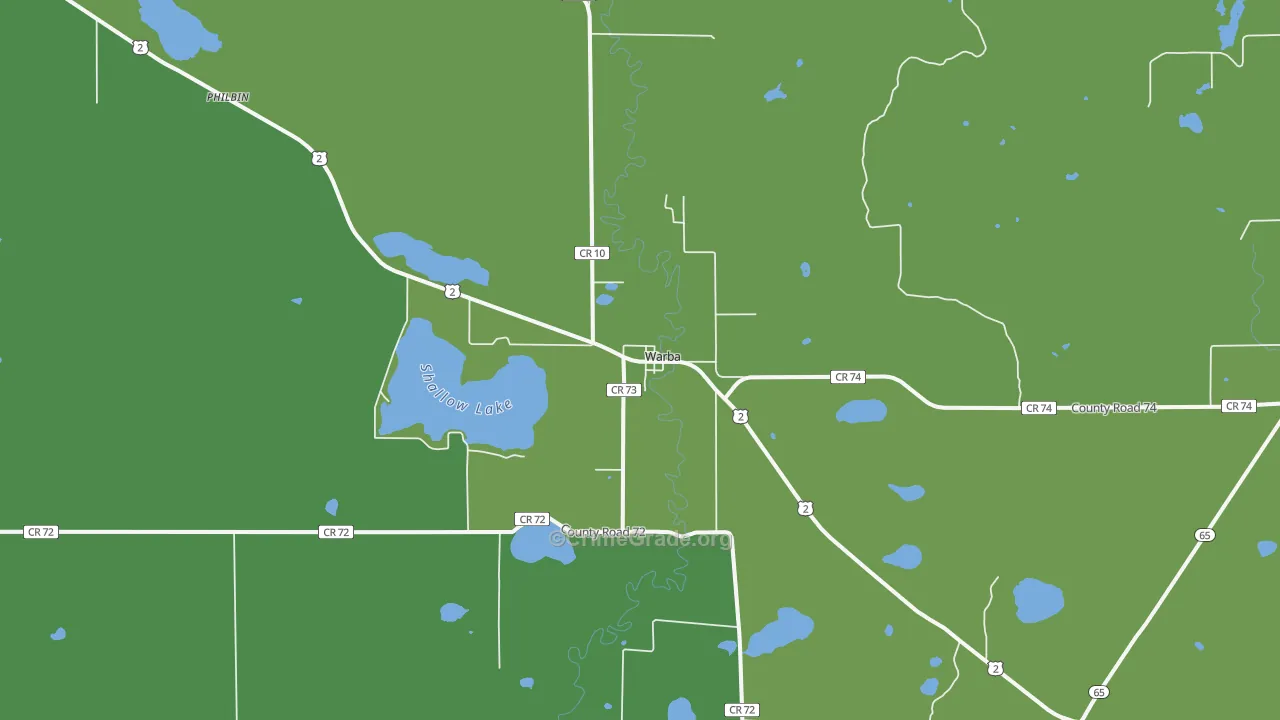 55793, MN Map of Vehicle Theft Rates