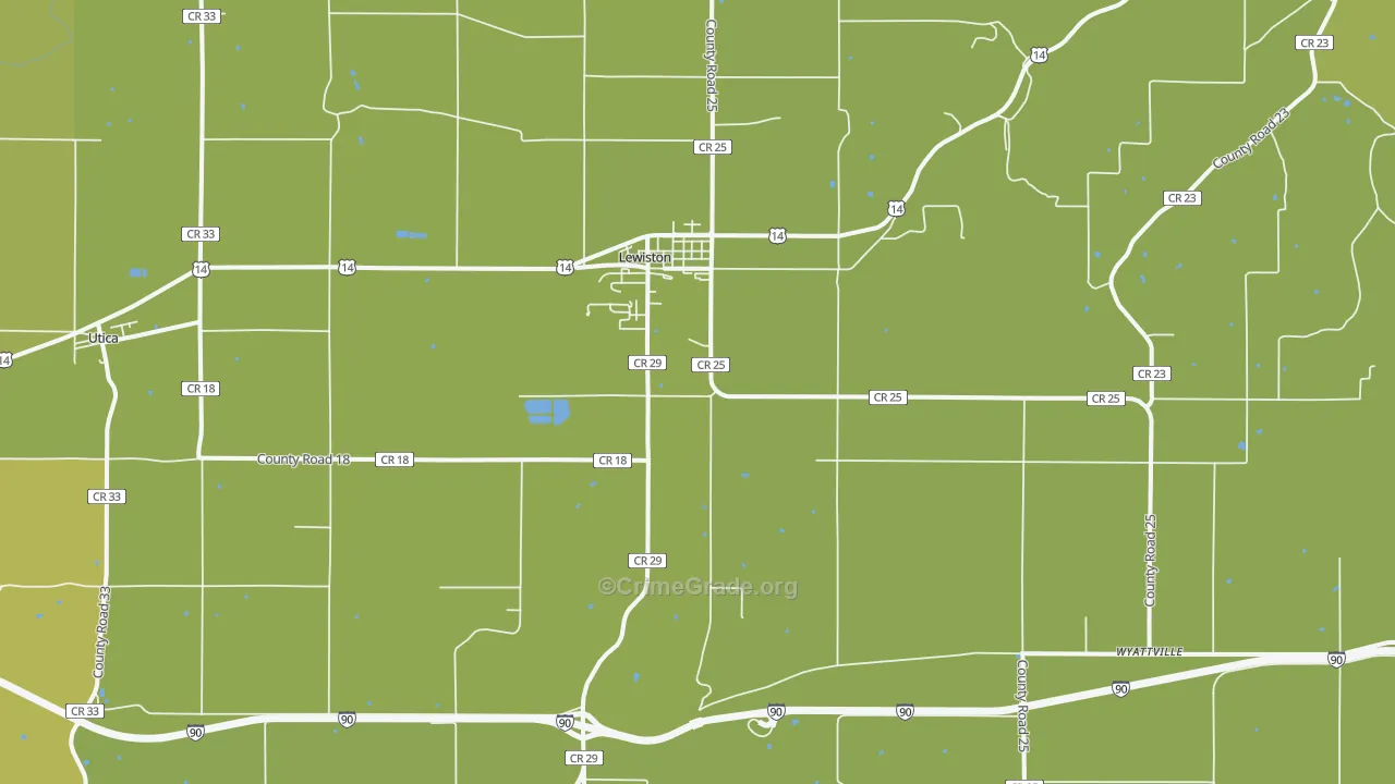 55952, MN Map of Vehicle Theft Rates
