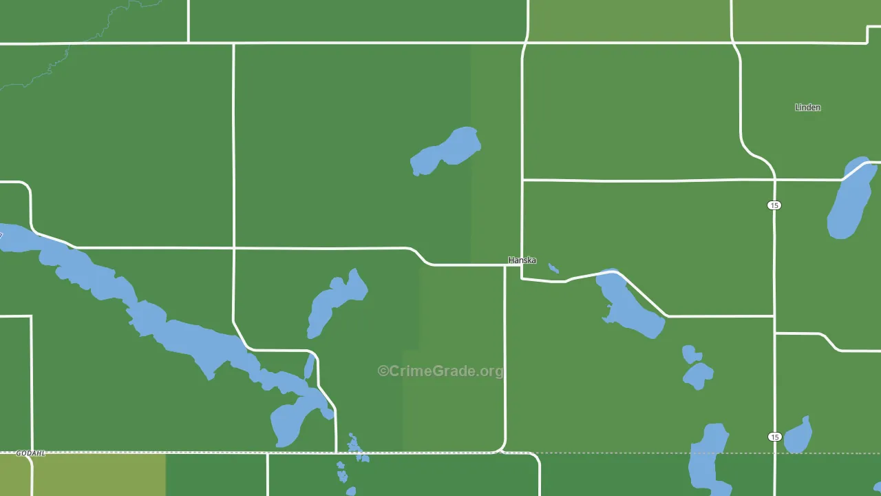 56041, MN Map of Vehicle Theft Rates