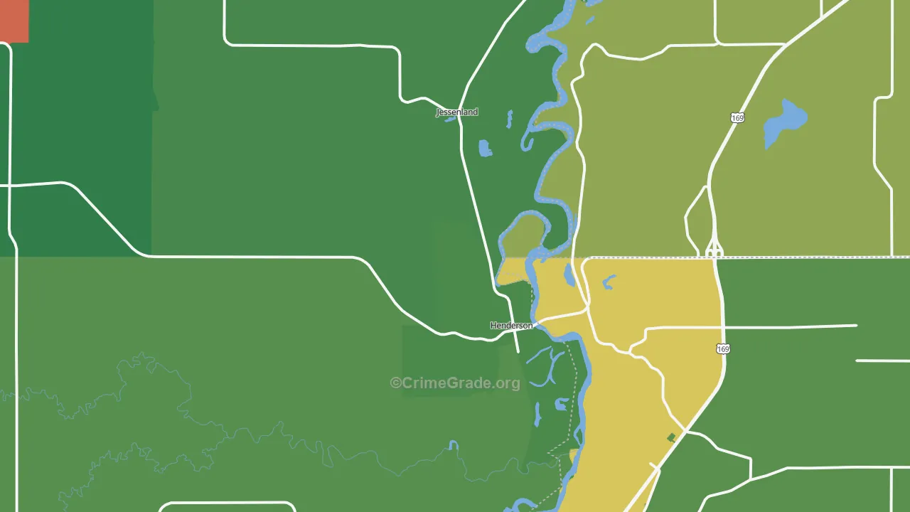 56044, MN Map of Vehicle Theft Rates