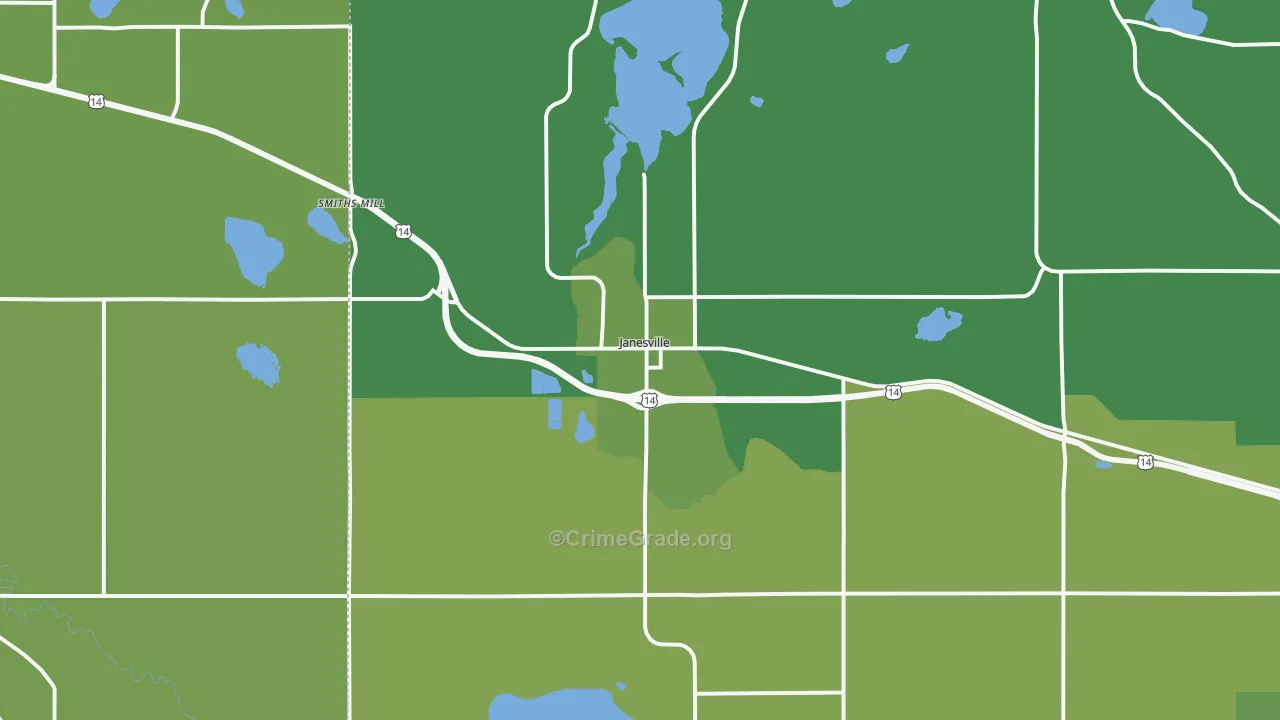 56048, MN Map of Vehicle Theft Rates