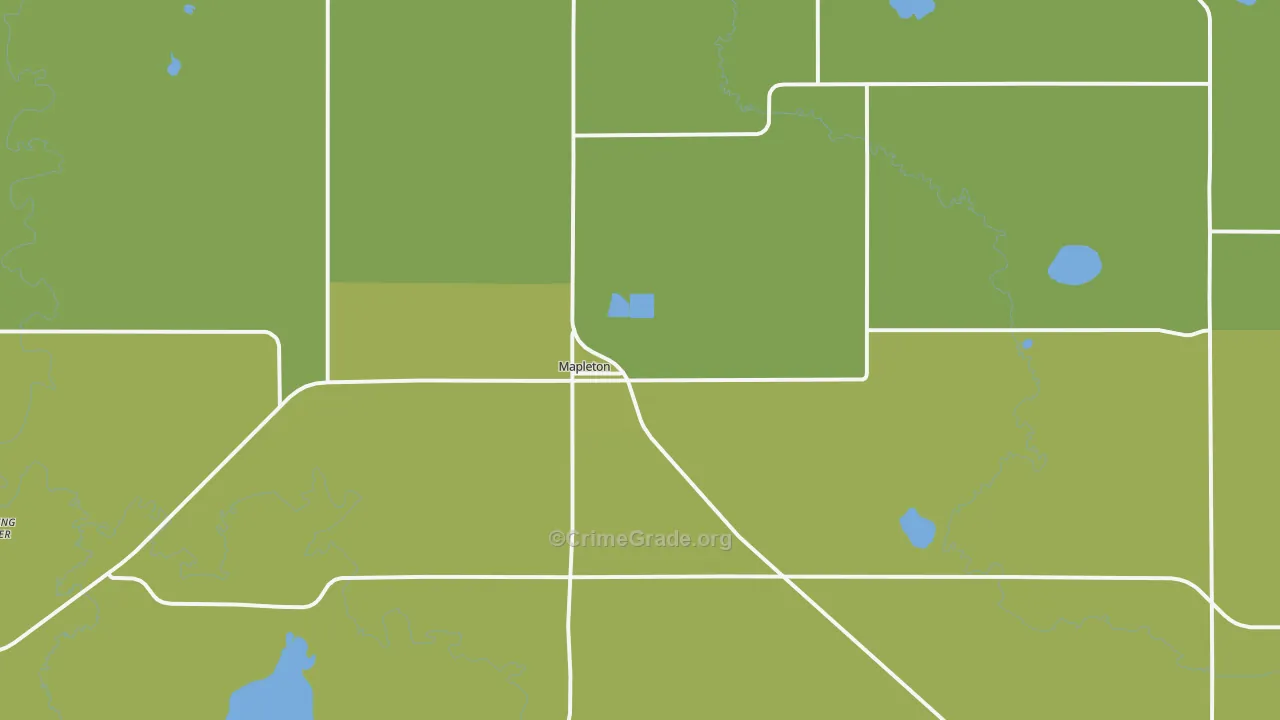 56065, MN Map of Vehicle Theft Rates