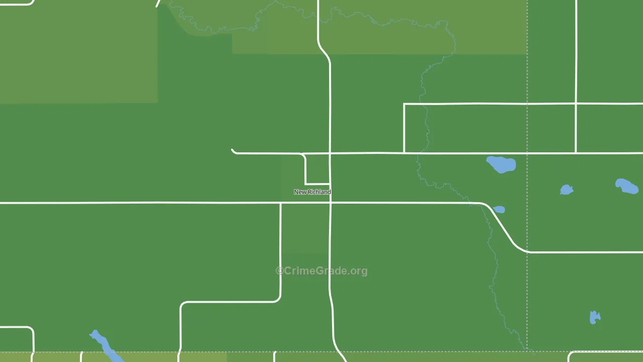 56072, MN Map of Vehicle Theft Rates
