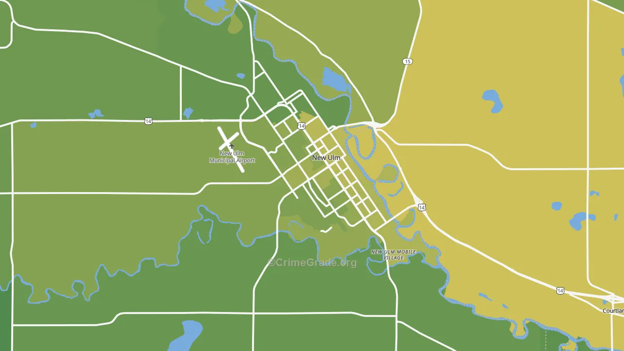 56073, MN Map of Vehicle Theft Rates
