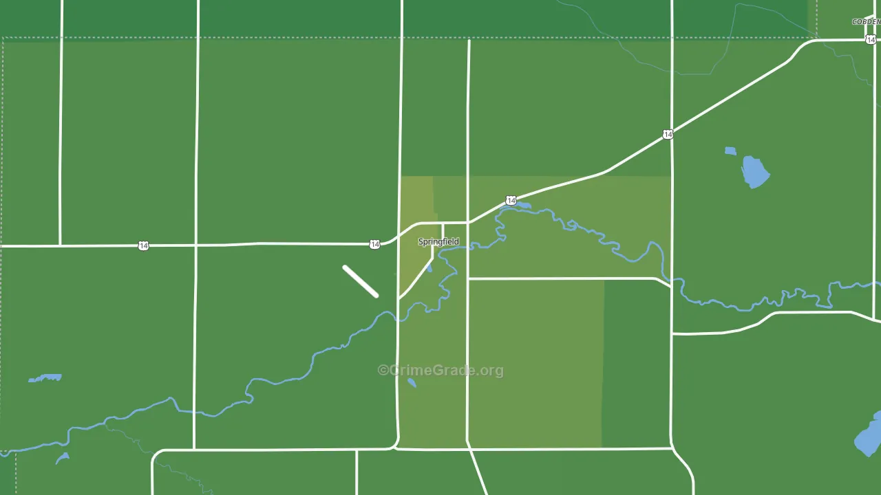 56087, MN Map of Vehicle Theft Rates