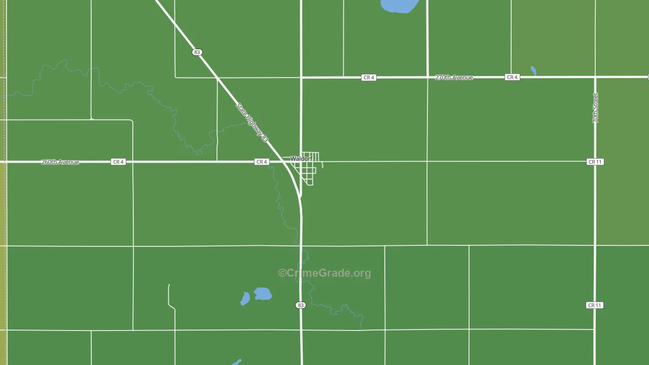 56091, MN Map of Vehicle Theft Rates