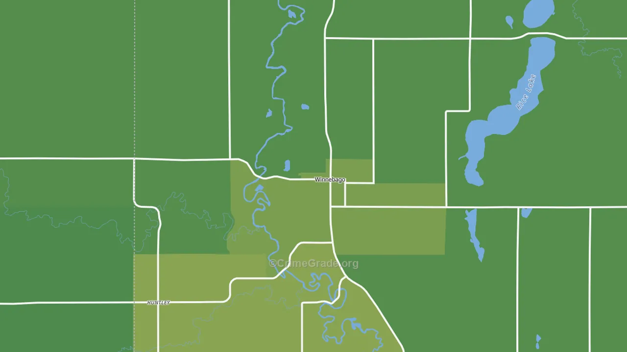 56098, MN Map of Vehicle Theft Rates