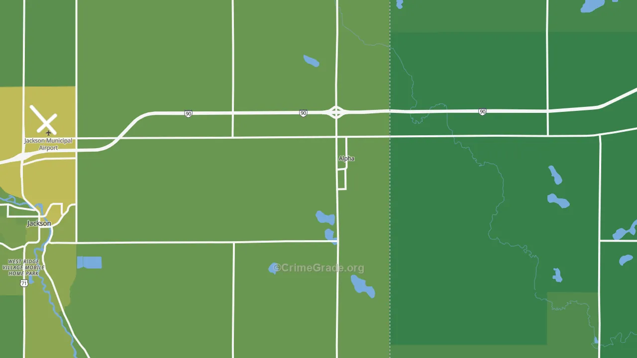 56111, MN Map of Vehicle Theft Rates