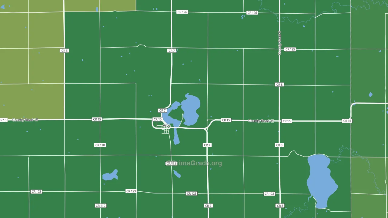 56113, MN Map of Vehicle Theft Rates
