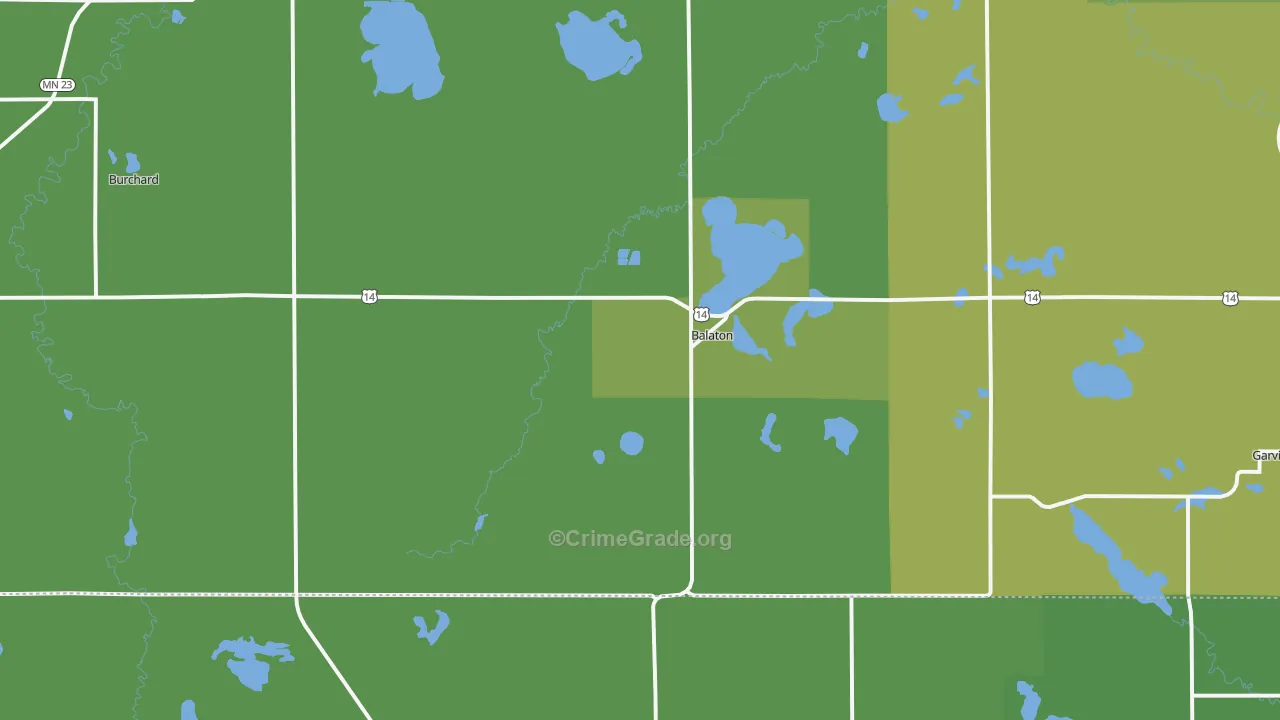 56115, MN Map of Vehicle Theft Rates