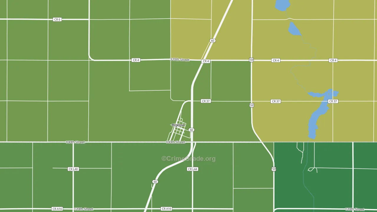56117, MN Map of Vehicle Theft Rates