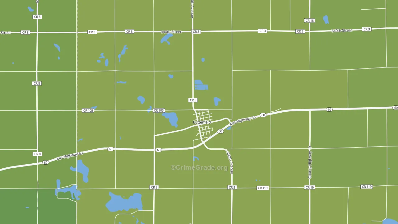 56120, MN Map of Vehicle Theft Rates