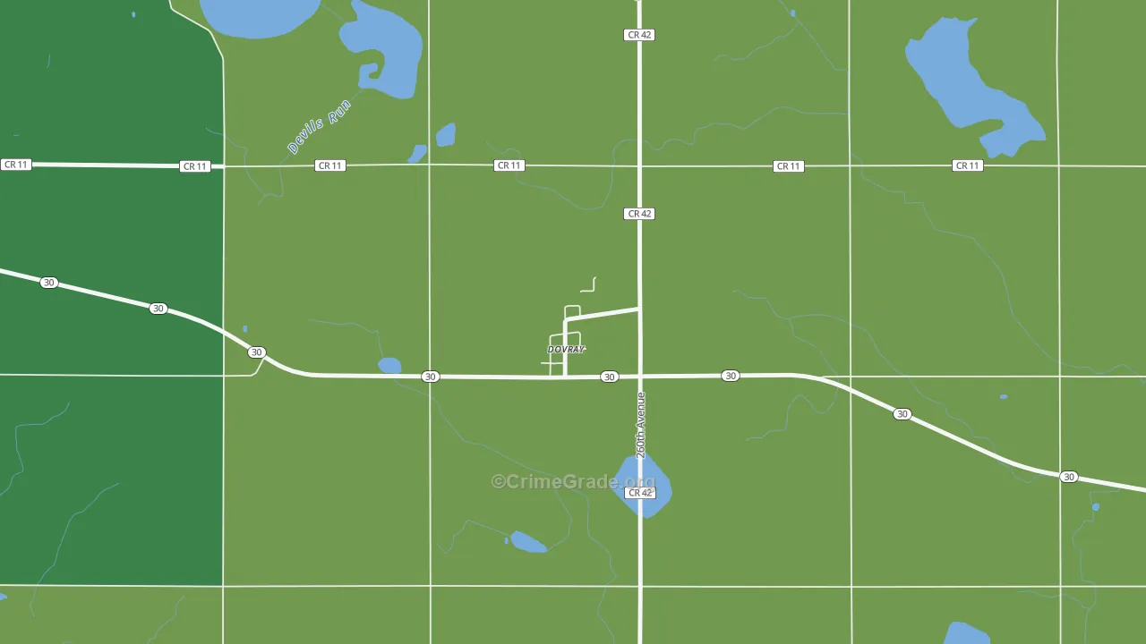 56125, MN Map of Vehicle Theft Rates