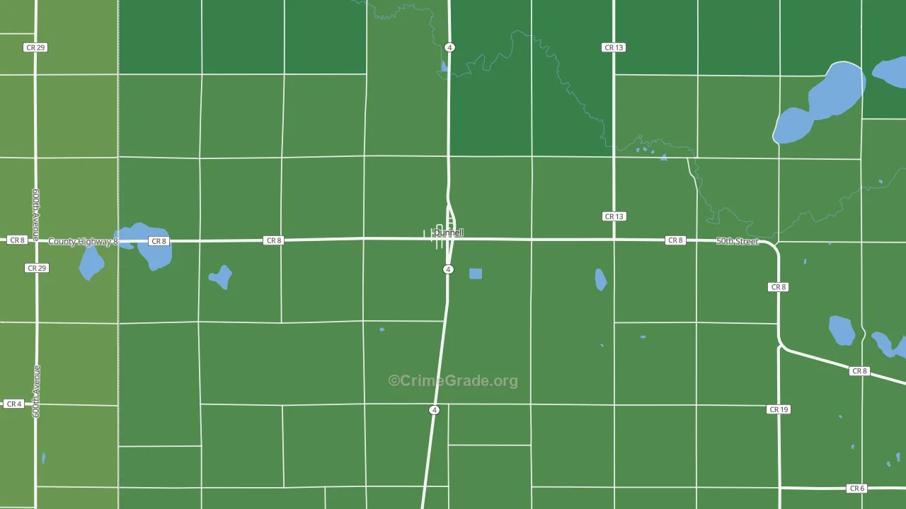 56127, MN Map of Vehicle Theft Rates