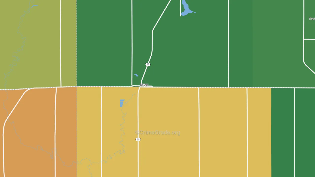 56144, MN Map of Vehicle Theft Rates