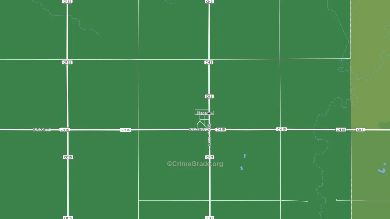 56146, MN Map of Vehicle Theft Rates