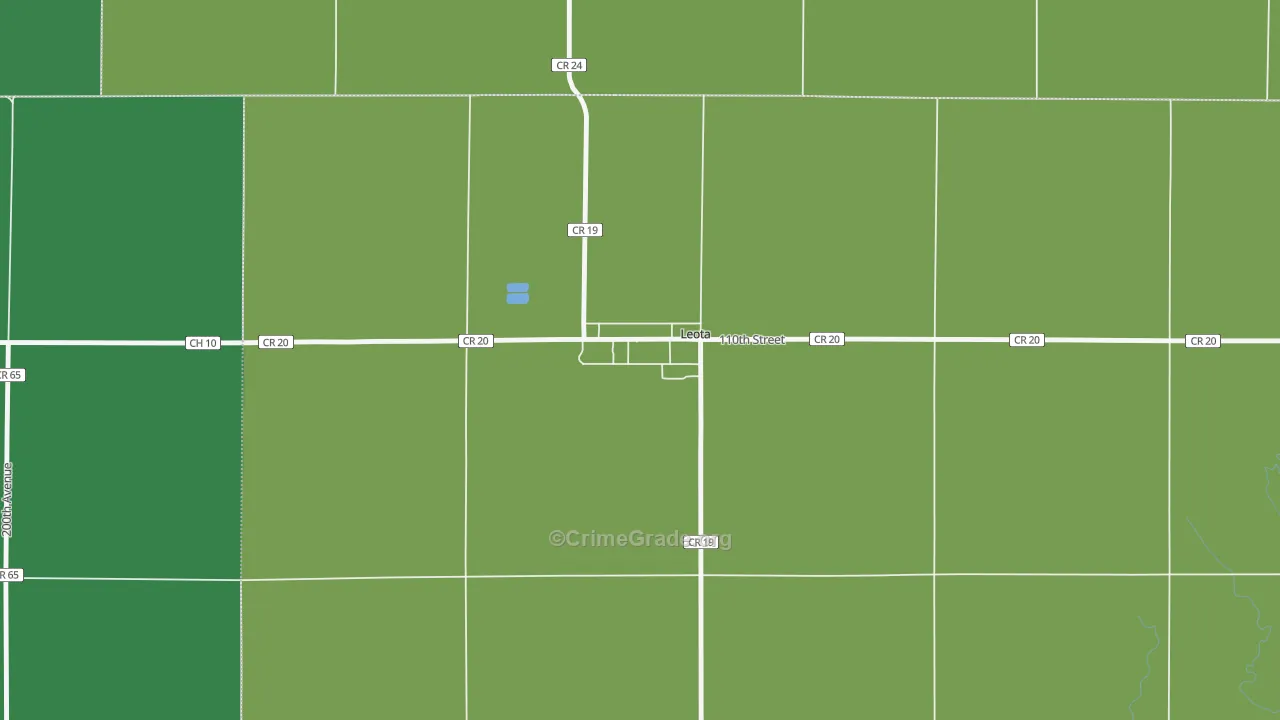 56153, MN Map of Vehicle Theft Rates