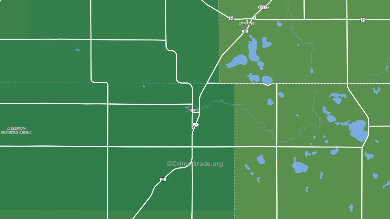 56170, MN Map of Vehicle Theft Rates