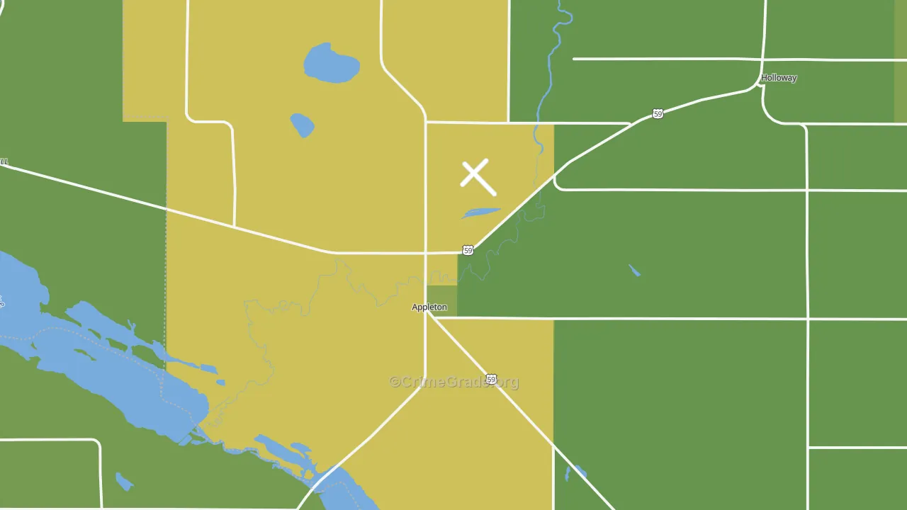 56208, MN Map of Vehicle Theft Rates