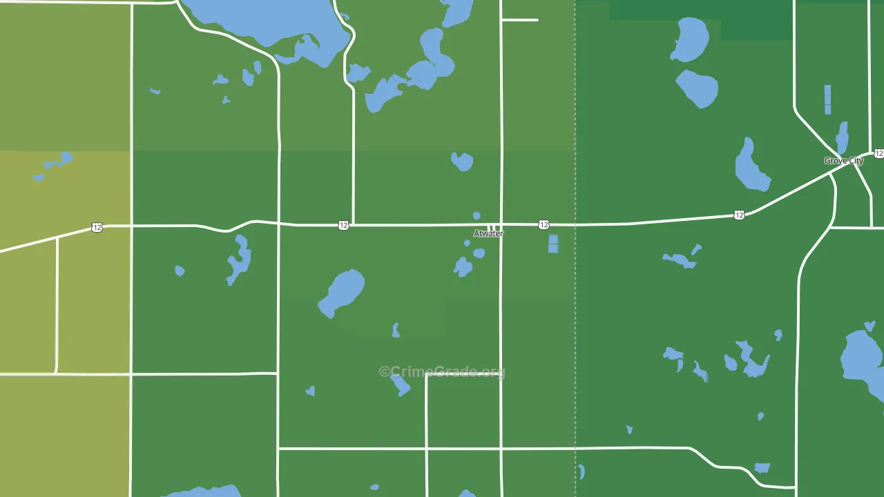 56209, MN Map of Vehicle Theft Rates