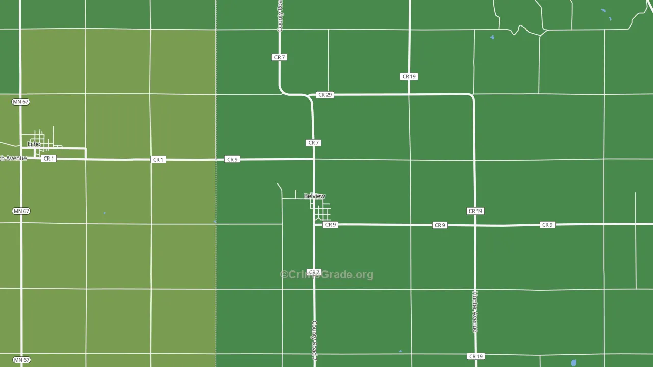 56214, MN Map of Vehicle Theft Rates