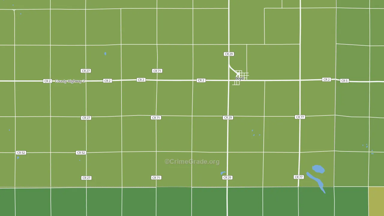 56218, MN Map of Vehicle Theft Rates