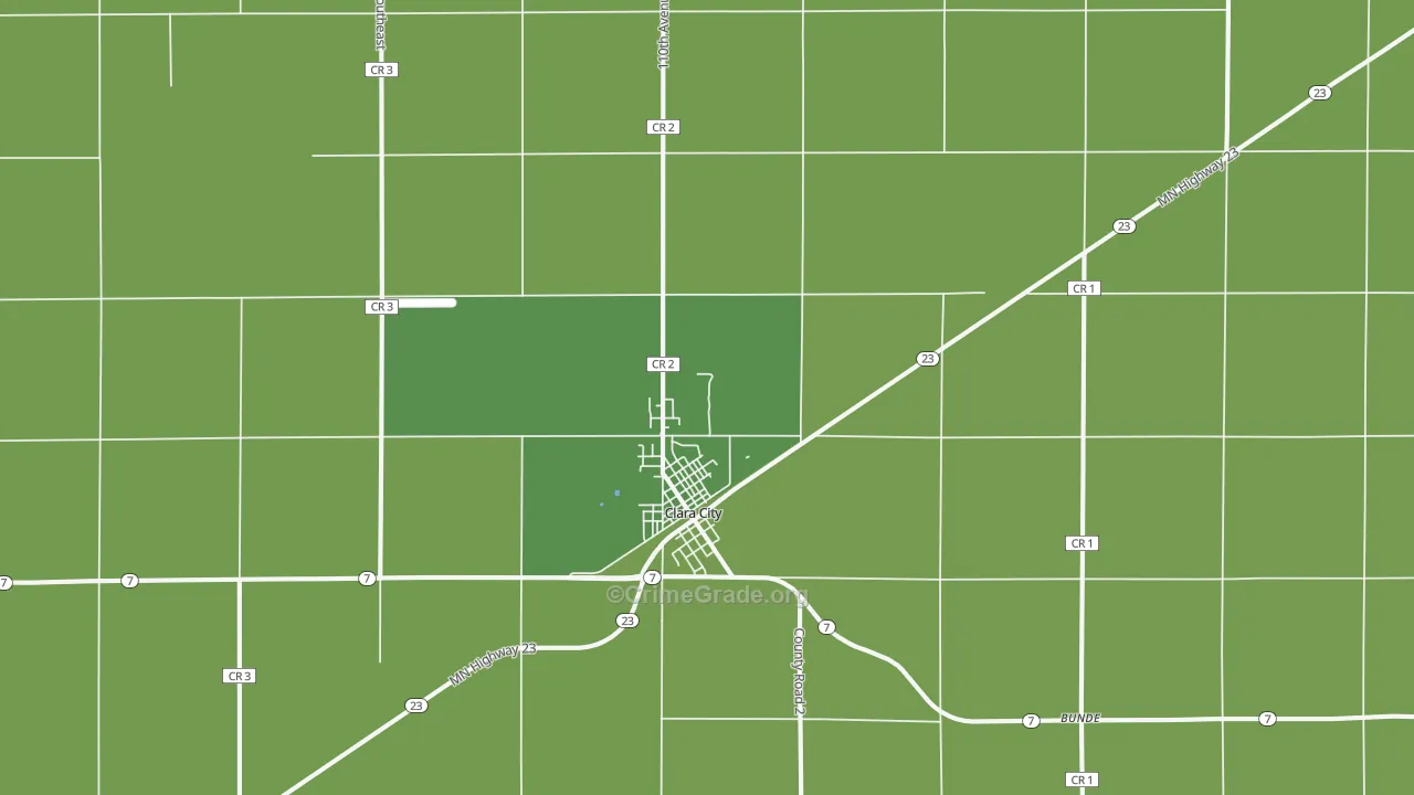 56222, MN Map of Vehicle Theft Rates