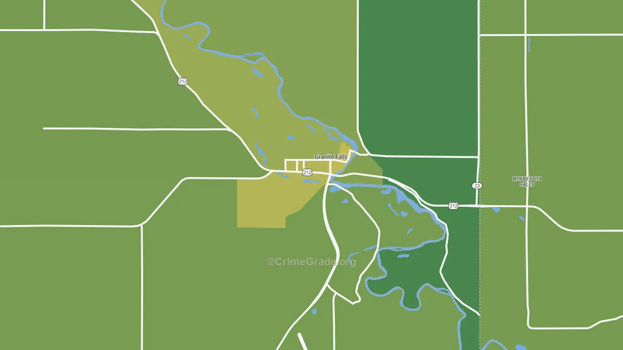 56241, MN Map of Vehicle Theft Rates