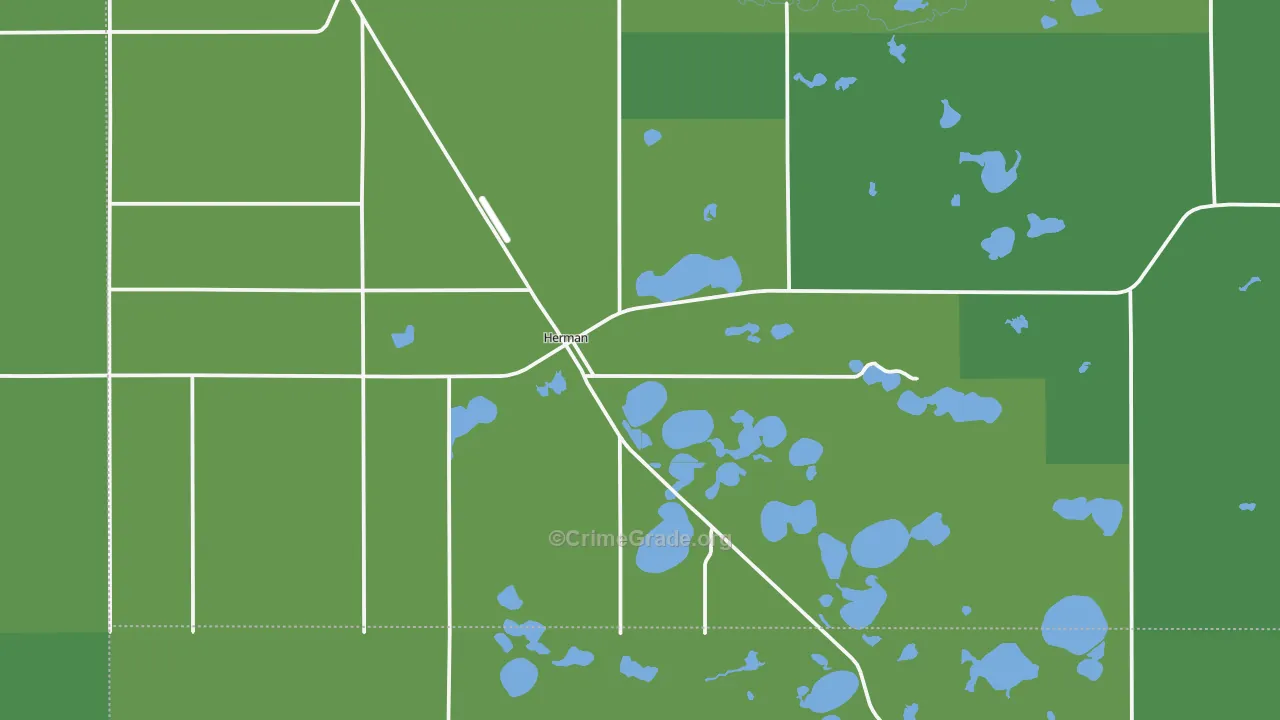 56248, MN Map of Vehicle Theft Rates