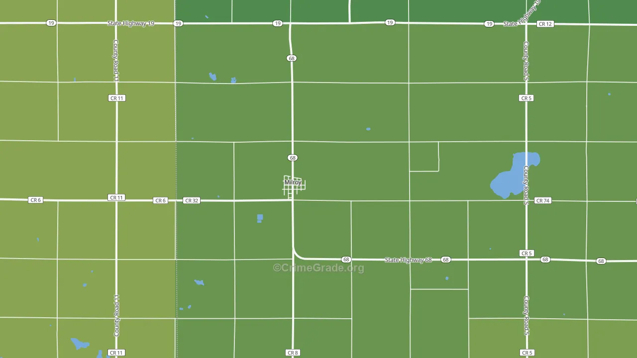 56263, MN Map of Vehicle Theft Rates