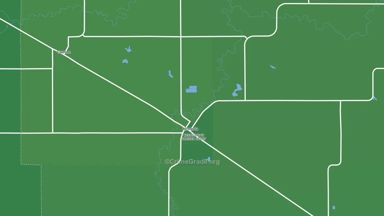 56264, MN Map of Vehicle Theft Rates