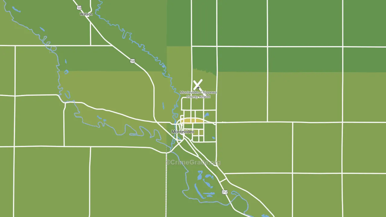 56265, MN Map of Vehicle Theft Rates