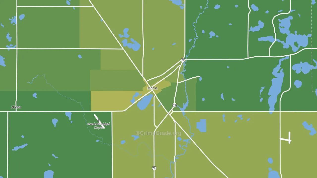 56267, MN Map of Vehicle Theft Rates