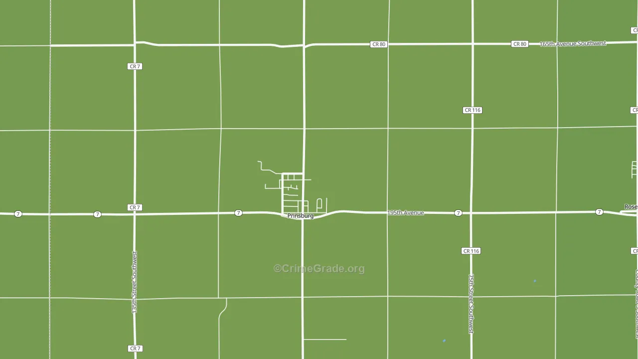 56281, MN Map of Vehicle Theft Rates