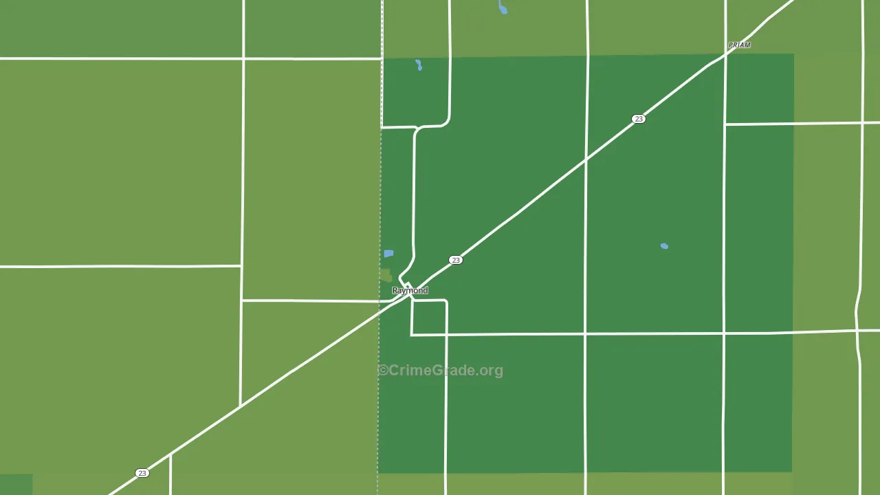 56282, MN Map of Vehicle Theft Rates