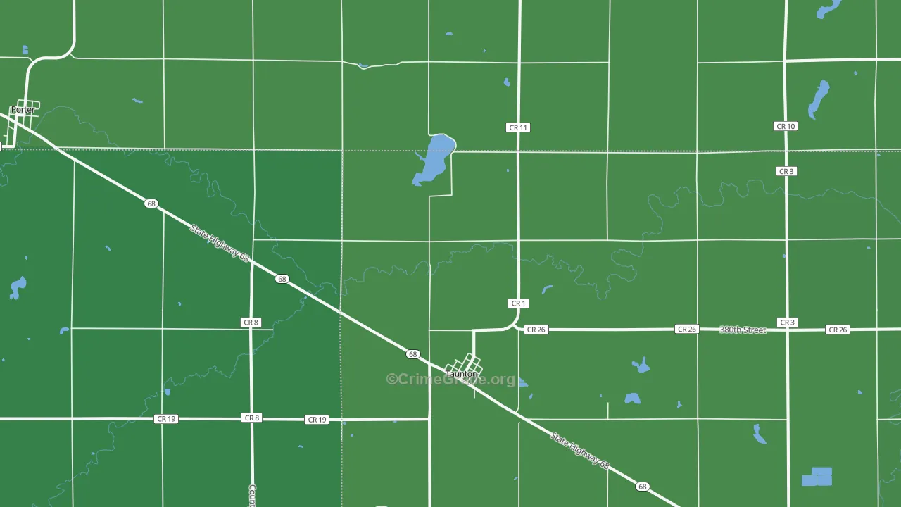 56291, MN Map of Vehicle Theft Rates