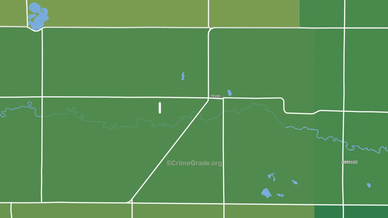 56292, MN Map of Vehicle Theft Rates