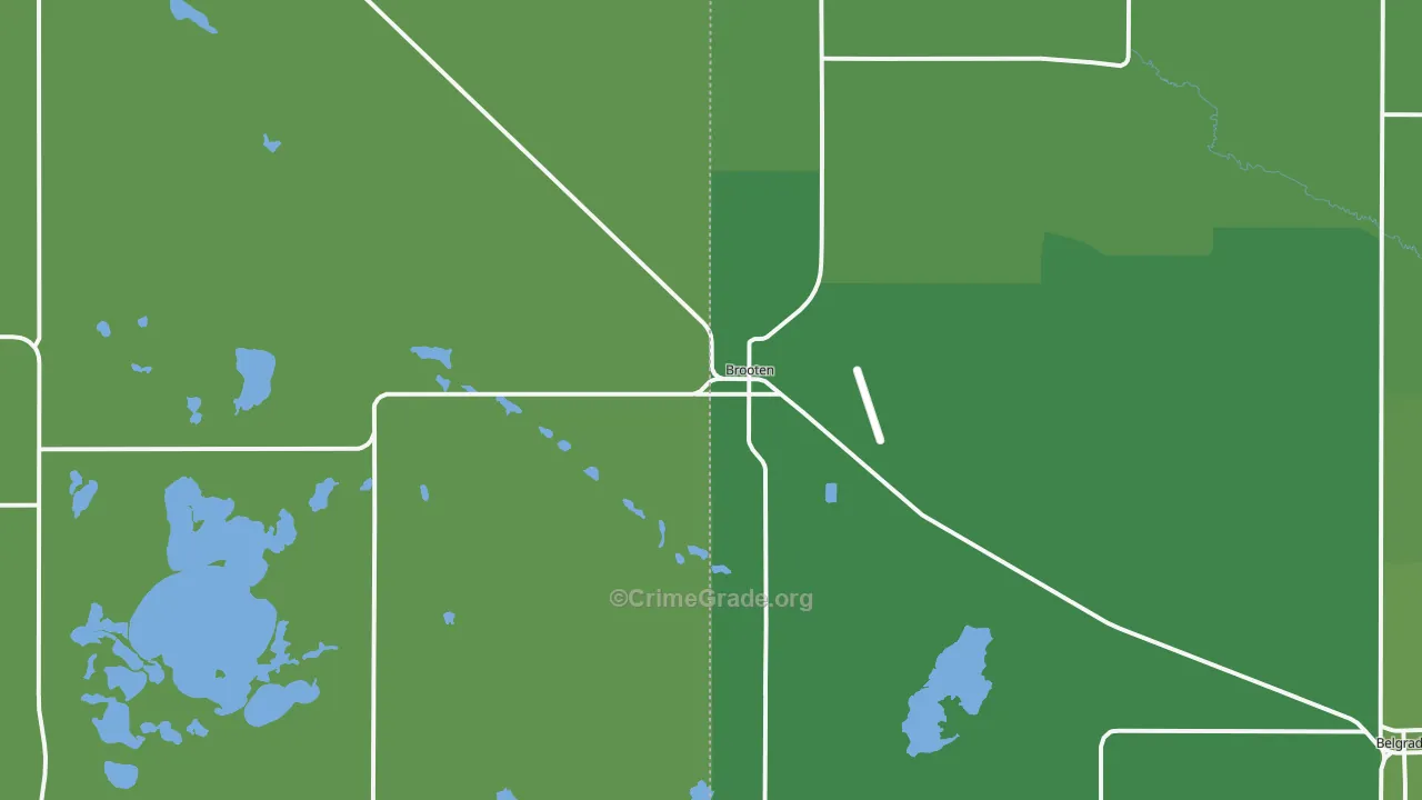 56316, MN Map of Vehicle Theft Rates