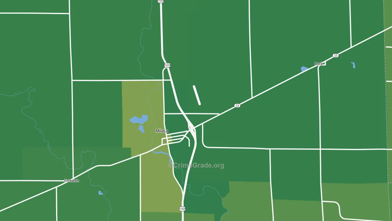 56353, MN Map of Vehicle Theft Rates