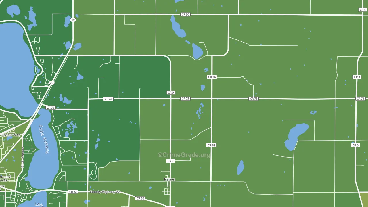 56355, MN Map of Vehicle Theft Rates