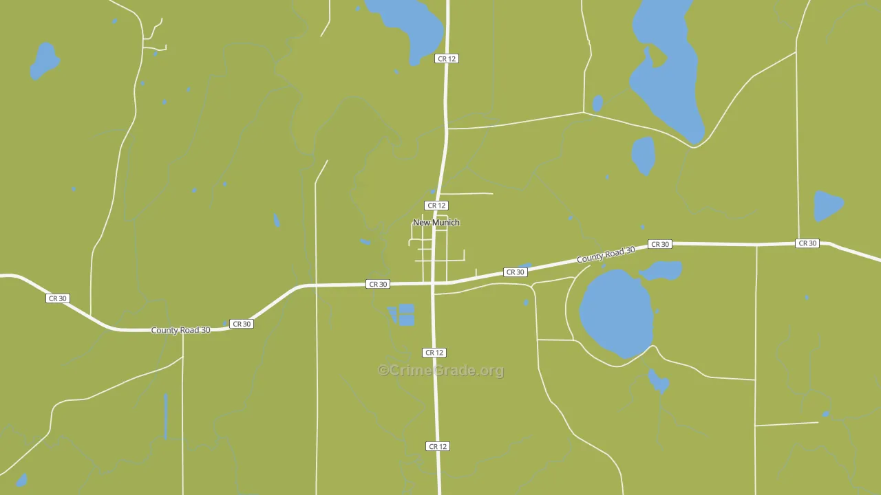 56356, MN Map of Vehicle Theft Rates
