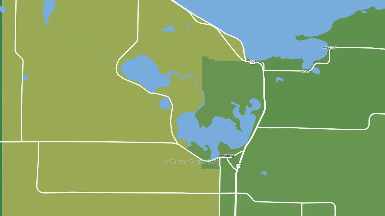 56359, MN Map of Vehicle Theft Rates