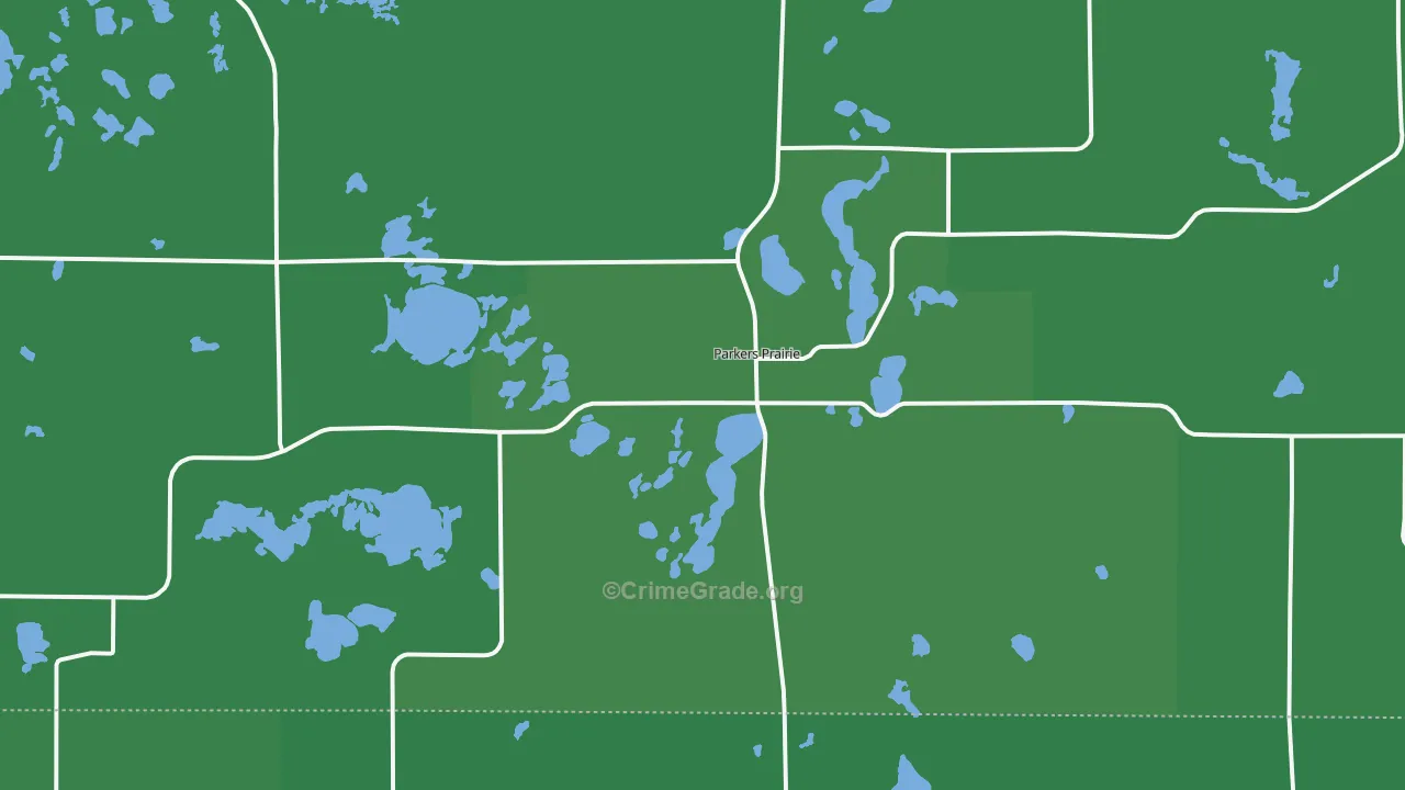 56361, MN Map of Vehicle Theft Rates