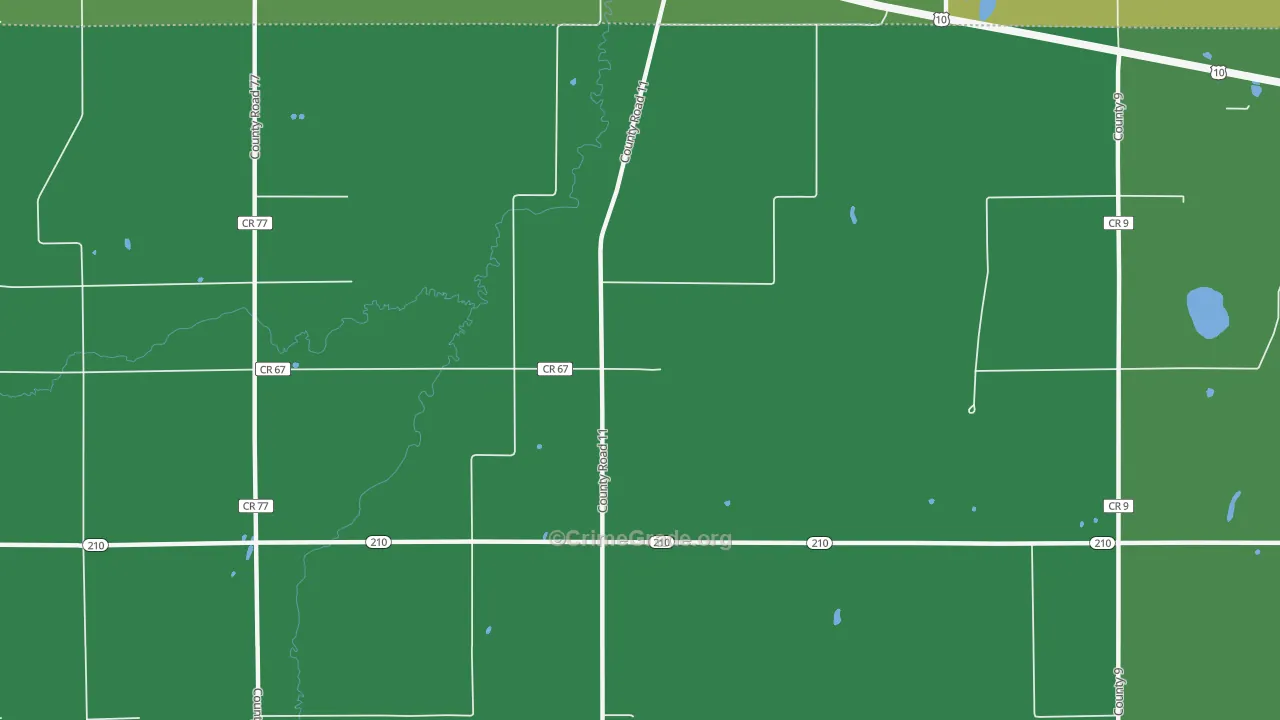 56434, MN Map of Vehicle Theft Rates