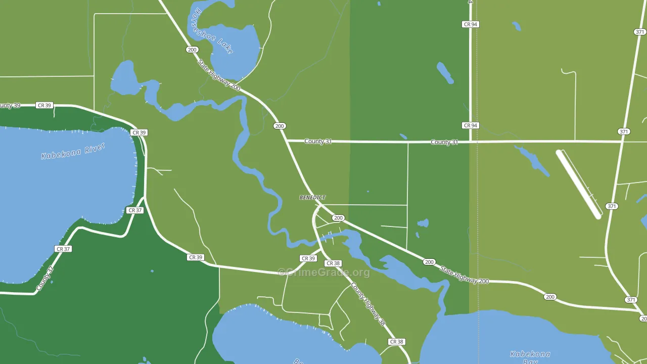 56436, MN Map of Vehicle Theft Rates