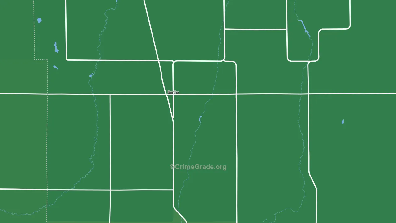 56437, MN Map of Vehicle Theft Rates