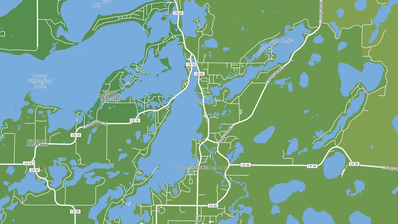 56442, MN Map of Vehicle Theft Rates