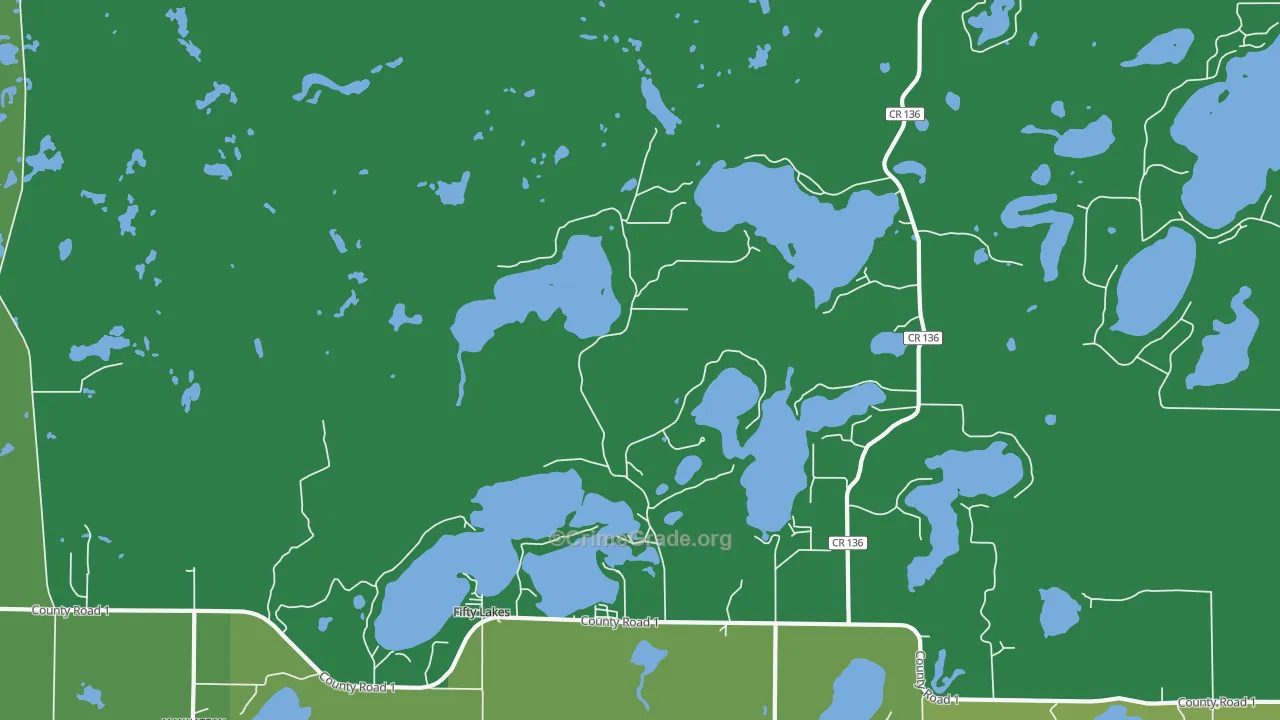 56448, MN Map of Vehicle Theft Rates