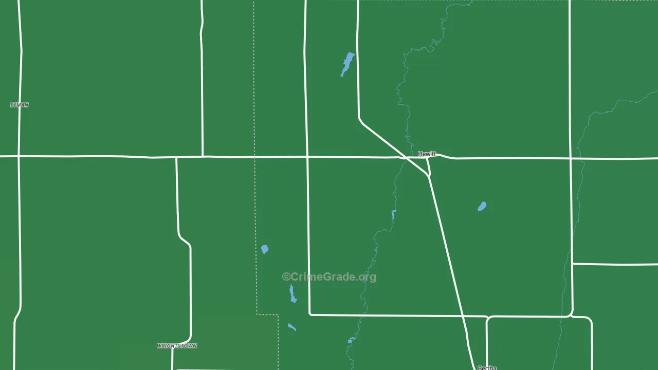 56453, MN Map of Vehicle Theft Rates