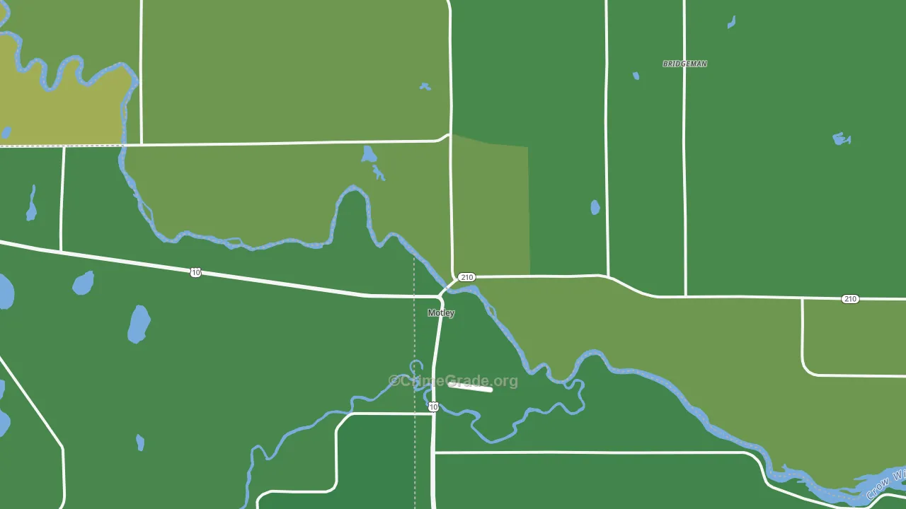 56466, MN Map of Vehicle Theft Rates